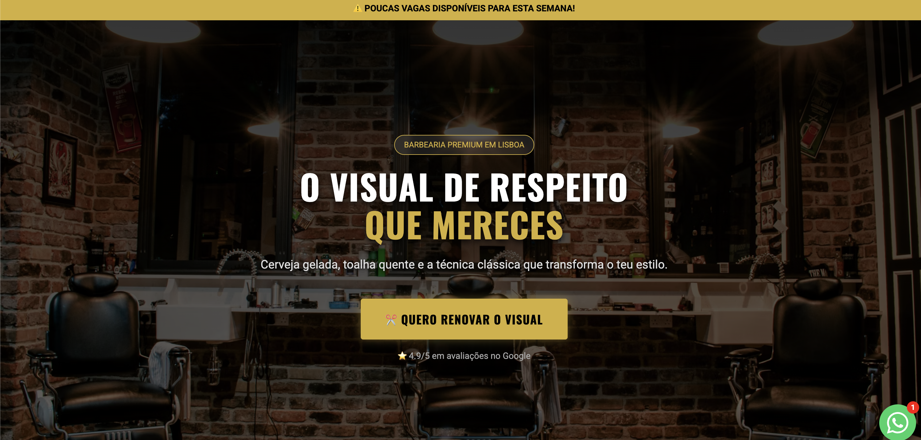 Site de Barbearia